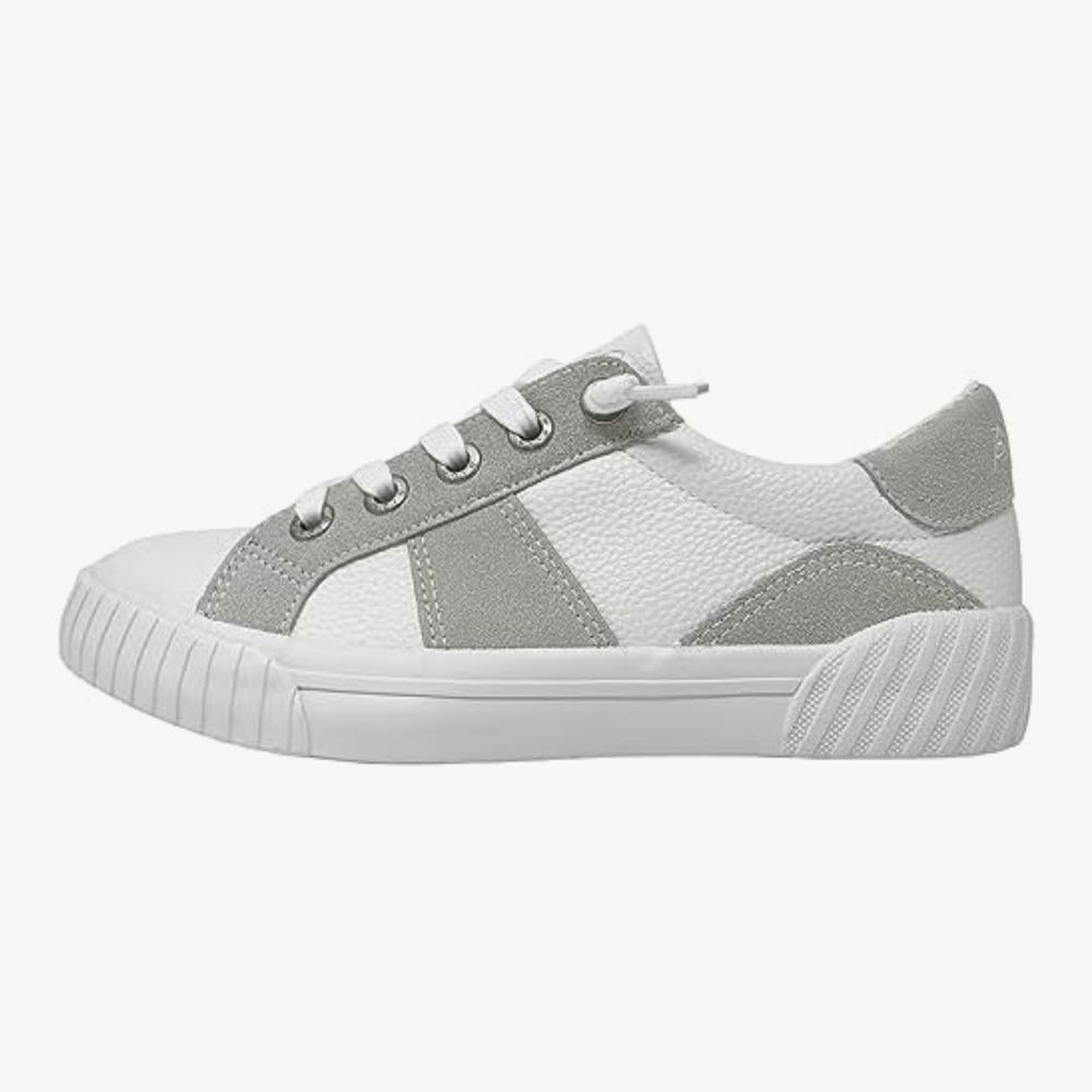 Blowfish Malibu  Classic White and Gray Sneakers